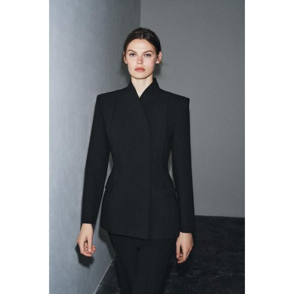 ZARA FITTED BLAZER ZW COLLECTION - Picture 4 of 10